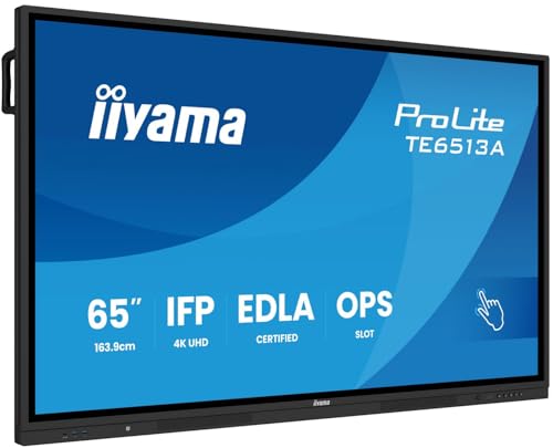 Image of 65 inch iiyama TE6513A-B1AG IPS 4K UHD Interactive Display