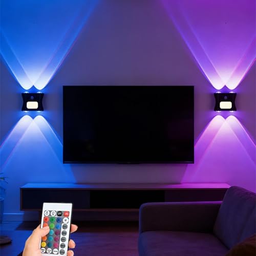 Lámpara de pared recargable multicolor para pasillos y dormitorios 5