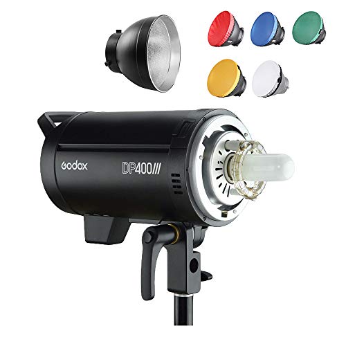 Godox DP400III Studioflitser,400Ws GN80 5600K, Ingebouwd Godox 2.4G draadloos systeem met Bowens Mount