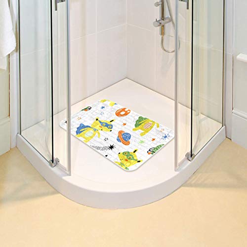 Tapis de bain baignoire sécurisé pour tout-petits avec ventouses