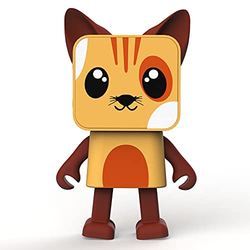 Altoparlante Bluetooth a Forma di Gatto che Balla - Piccola Cassa Portatile - Speaker Potente per Cell o Pc - Wireless - Autonomia fino a 5h - Design Moderno e Originale - Ultima Tecnologia - MOB