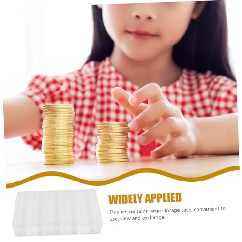 Organizador plástico para cápsulas de monedas STOBOK miniatura 3
