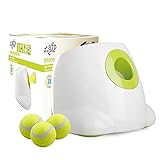 ALL FOR PAWS Dog Ball Launcher Automatic,Automatic Ball Launcher for Dogs,Ball Thrower for Dogs,Includes 3 Tennis Balls for Dogs (Large Size)