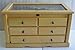 Collector's Choice Knife Display Case Cabinet, Tool Storage Cabinet, Solid Wood (Natural Wood Finish)