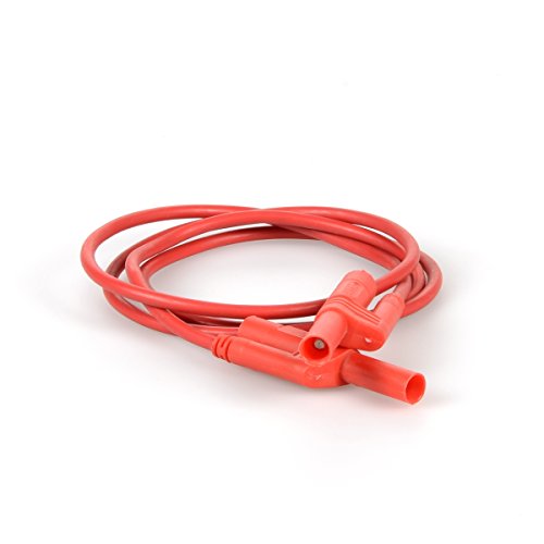 Image of 3B Scientific U13731 Safety Patch Cord 2.5mm /100cm Red,Grade: 1 to 1, 0.5 inch Height, 4 inch Wide, 4 inch Length