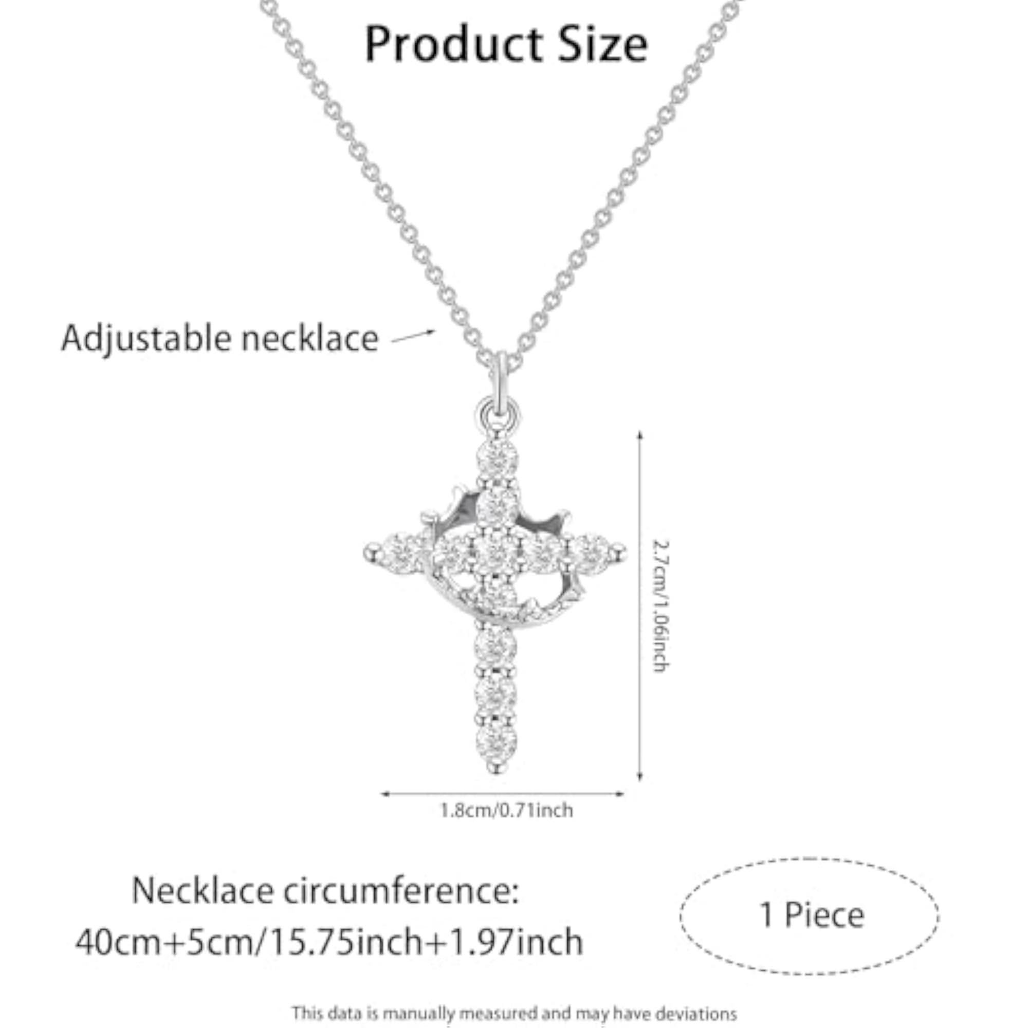 Cross Necklace for Women, Stylish Pendant