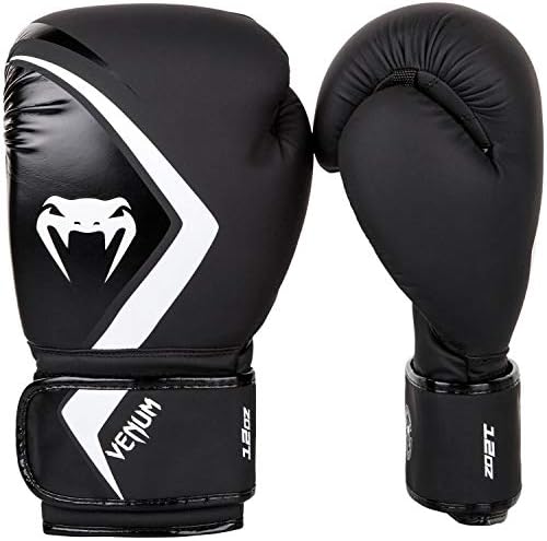 Venum Boxing Gloves Contender 2.0 - Black/Grey-White - 14oz, Black/Grey/White, 14 oz