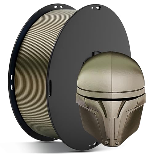 ANYCUBIC PLA Metal Filament 1.75mm, Shiny Adjustable Luster 3D Printer Metallic PLA Filament, Durable & Impact-Resistant,+/- 0.02mm Accuracy, Print with Most FDM 3D Printer,1KG Spool, Metal