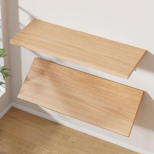 Bureau flottant pour petits espaces : solution murale rabattable 60x20