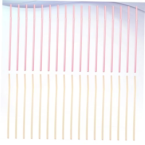 Pitillos plásticos desechables flexibles 600 pcs multicolor 20.8 cm miniatura 5