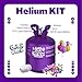 GASCLUB Helium Tank for Balloons At Home, 22L Balloon Kit Up To 100 Latex Balloons, Balloon Pump Kit Includes Latex Balloons and Ribbon, Perfect for Parties and Events