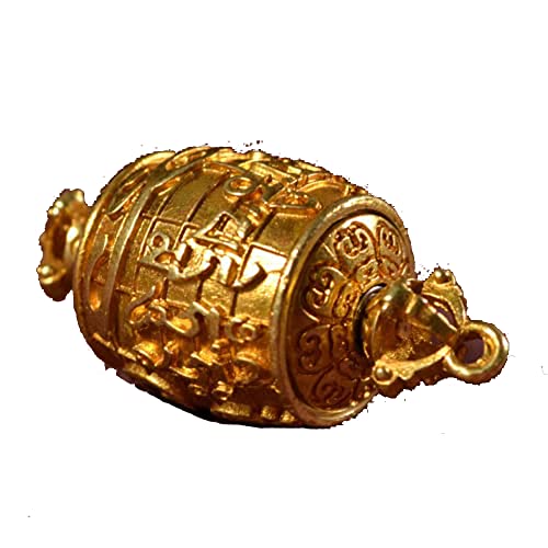 Roue de prière pendentif XIALON en cuivre pour votre méditation quotidienne