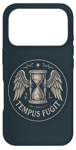 Tempus Fugit ���t�� �����v ���e������p ���B���e�[�W �S�V�b�N �X�}�z�P�[�X iPhone 17 Pro �p