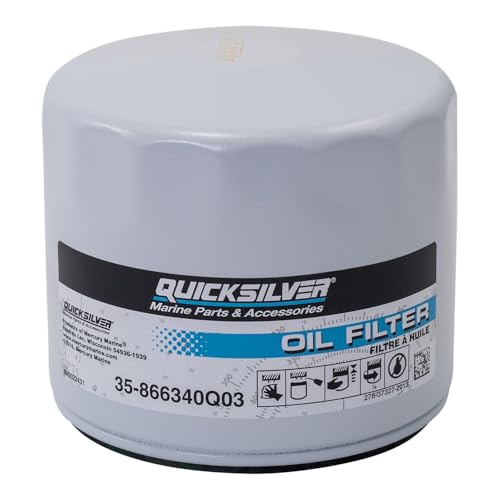 Quicksilver 866340Q03 Sterndrive and Inboard Spin-On Oil Fil...