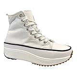 Zapatilla Mujer Blossom Tela Blanca con Plataforma 40 Zapatilla Mujer Blossom Tela Blanca con Plataforma 40