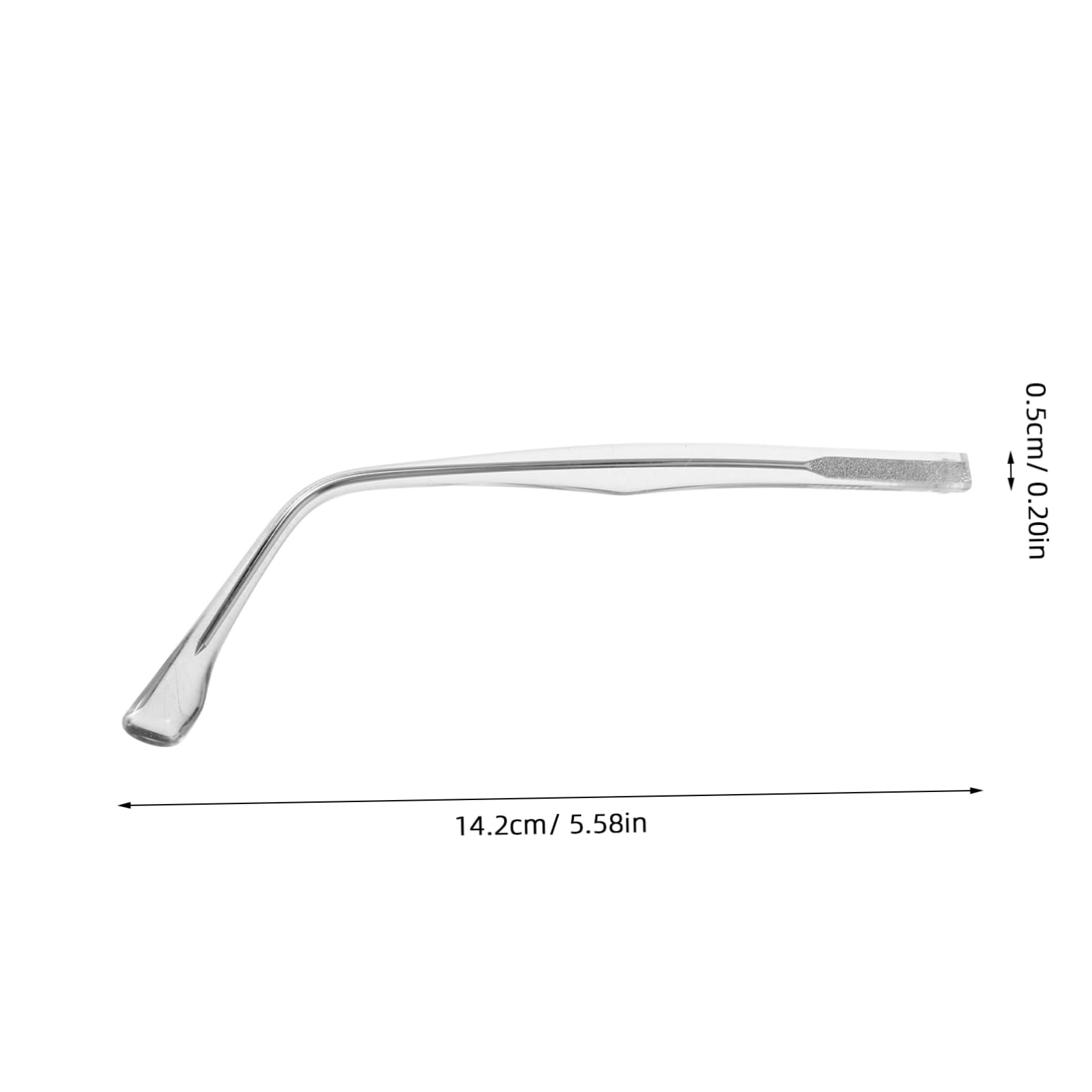 BELLIFFY Ergonomic Fit Glasses Legs Universal Universal Eyewear Replacement Parts Plastic Metal Temple Set