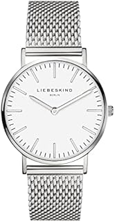 LIEBESKIND Damen Analog Quarz Armbanduhr mit Edelstahlarmband LT-0075-MQ