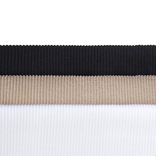 3 Pack Stretch Tank Tops for Women, Ribbed Crew Neck Womens Workout Yoga Tops (Available in Plus)4