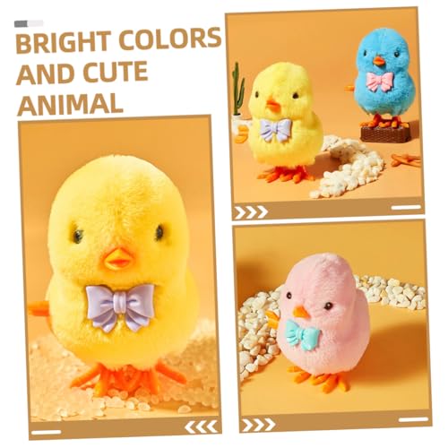 CORHAD Wind Up Jumping Chickens for Fun Basket Stuffers Chick for Parties and Playtime