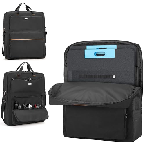 Image of HODRANT Solar Panel Storage Bag, Solar Panel Carrying Case Compatible with Anker SOLIX PS100 PS200, Solar Panel Carrier Protective Case for 2 Panels, Solar Panel Bag with Pockets & Handles, Bag Only