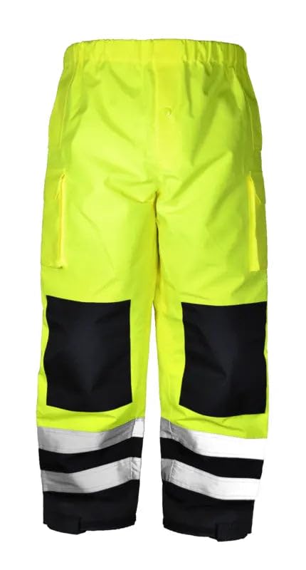 OccuNomix Black Bottom Ripstop Rain Pant, Yellow, Small, SP-RSPBK-YS