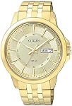 Citizen Mens Quartz Watch 41mm Gold-Tone Stainless Steel Case and Bracelet with Champagne Dial (BF2013-56P)