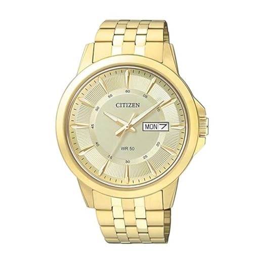 Citizen Reloj Analógico para Hombre de Cuarzo con Correa en Acero Inoxidable BF2013-56PE