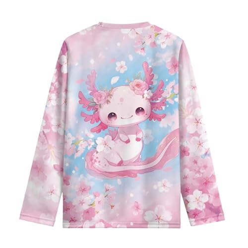 Image of Kids Long Sleeve Shirts for Girls 3-16 Year Old Cute Clothes for Teen Girls Casual Workout Tops
