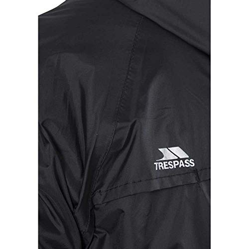 Trespass Qikpac Tp75 Packaway Unisex Jacket, Black, Large #TOP7