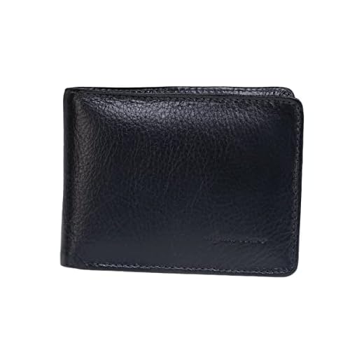 Águia Couro Carteira Masculina de Couro Legítimo com Porta Moeda, Carteira para 13 Cartões, Carteira Preta de Couro Macio Linda Caixa para Presente