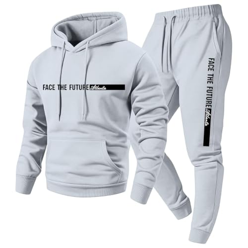 Sweat Suits Men Casual Workout Sport Jogging Track Suits Activewear - image 2