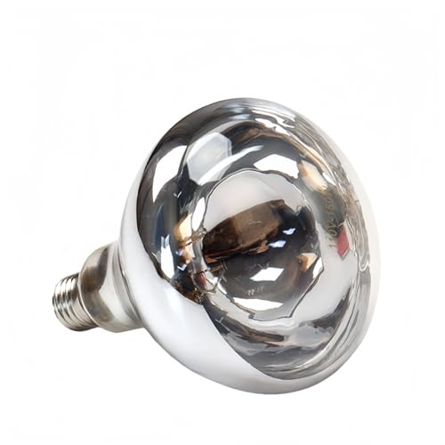 LISOCLU Lampe de chauffage de reptile Brooder E27 220v 100w 150w 200w 250w 275w, température de couleur 2428k longueur d'onde 600-1400nm ampoules de chauffage!(250w/A)