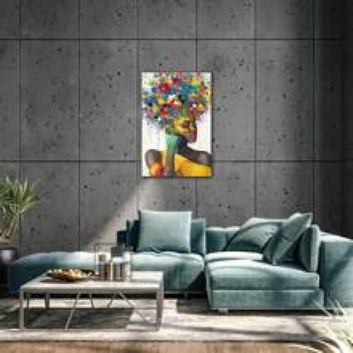 Art sur toile graffiti 30x45cm résolvant les murs blancs vides