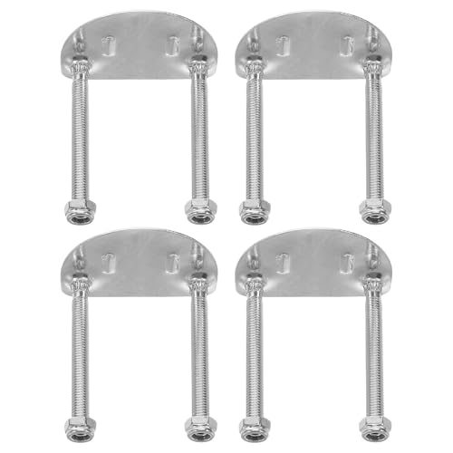 Ciieeo Soporte para Patines de Cuatro Ruedas 4 Piezas Absorción de Impactos, Base de Hardware para Patinaje de Doble, Placa de Patines para Reparación y Montaje en Pistas Interiores