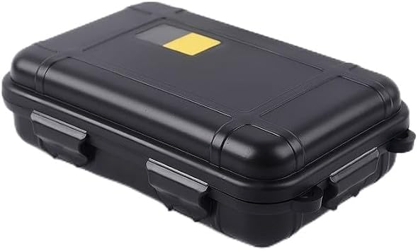 Yhenlovtt Storage Box,Dry Box, and Shockproof, Perfect for Outdoor AdventuresSmall Black