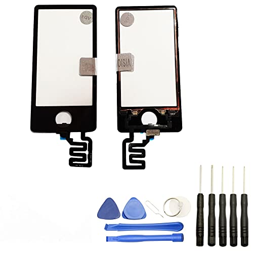 Visiodirect® Vitre écran Tactile Compatible avec iPod Nano 7 Noir+ Kit Outils
