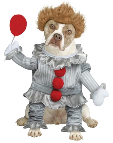 Disfraz para perro Pennywise multicolor talla PET Extra Extra Grande