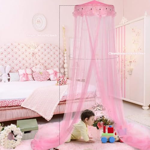 Zanzariera da letto per ragazze SZHTFX a cupola