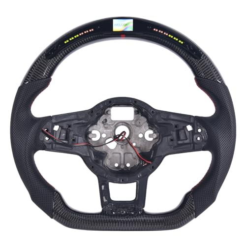 EASSAFEX Carbon Fiber Steering Wheel for Volkswagen GTI/golf MK7 2015-