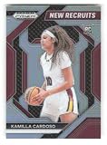 2024-25 Panini Prizm Draft Picks New Recruits Prizms Silver #1 Kamilla Cardoso South Carolina Gamecocks NCAA Basketball Trading Card