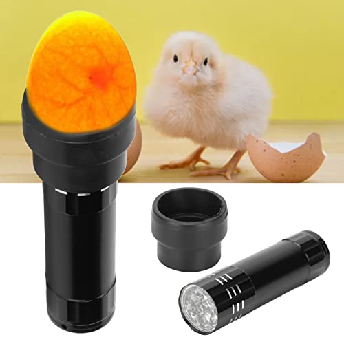 Egg Candler Light Tester, High Cool LED Light Candling Lamp, 9 Lamp Secure Cool Light with Lanyard, High Accuracy Egg Candle Tester for Chickens Geese Cranes Quails Ducks - Image 5