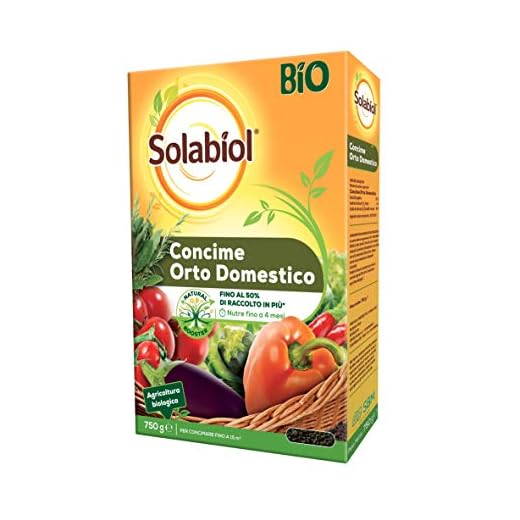 Solabiol Concime granulare Biologico per orto Domestico, 750 gr