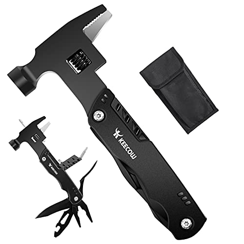 KEECOW Multitool For Men, Gift for Dad, Husband, Boyfriend (Black - Multitool Hammer)
