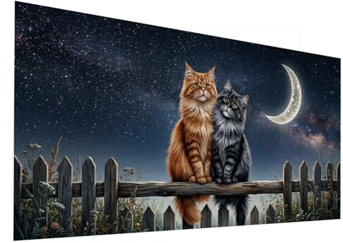 Broderie Diamant Chat 5D : Votre Activité Manuelle Relaxante pour la Décoration du Salon