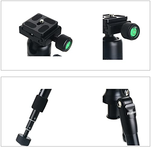 Mini Tripod, Ruittos Tabletop Camera Tripod, 22Inch High Dslr Travel Tripod, With 360 Degree Pan Ball Head, Aluminum Alloy, Ultra Compact Portable Compatible With Canon, Nikon, Sony. #TOP3