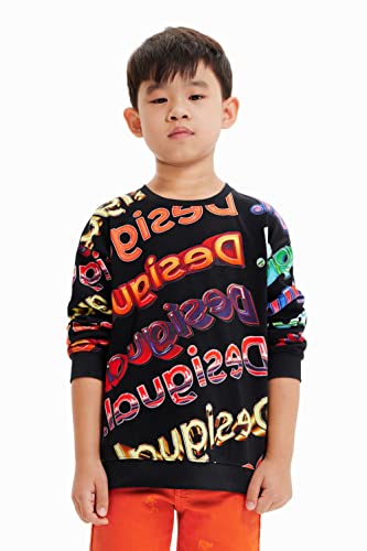 Desigual Little Boy's 3D Logo Sweatshirt