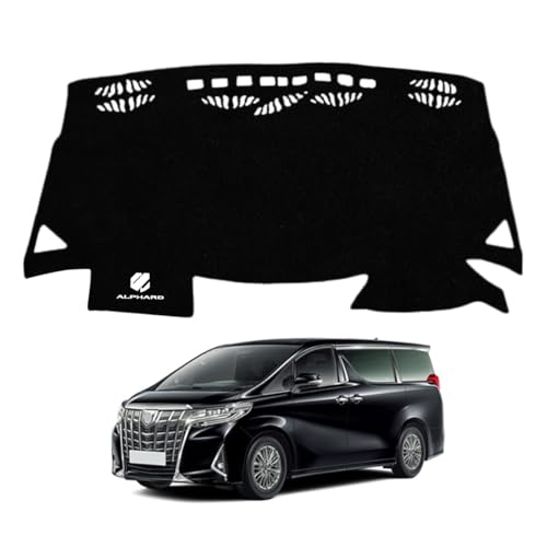 ZdeduoCar ダッシュボードマット トヨタ アルファードAlphard AH30 に適用 専用設計 UVカット 断熱フランネル ダッシュボードカバー 反射軽減 滑り止め仕様 ダッシュボード 保護マット 簡単取付 インテリア保護