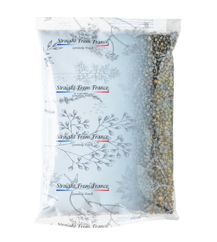 Straight from France Genuinely French, Non GMO Certified French Green Lentils, All Natural Dry Lentils, Rich in Plant Based Protein and Dietary Fibers 14.5 Oz