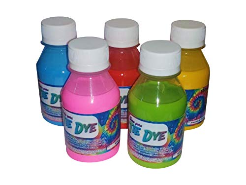Kit 5 Tinta Para Tie Dye Deixe Sua Roupa Colorida