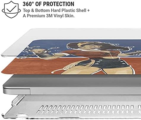 Skinit Case + Skin Compatible with MacBook Pro 16in (2019-20) - Officially Licensed Warner Bros Wonder Woman Bombshell Design